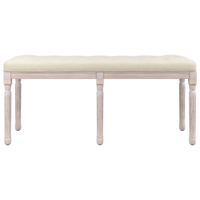 Bench 110x40x49 cm Linen Payday Deals