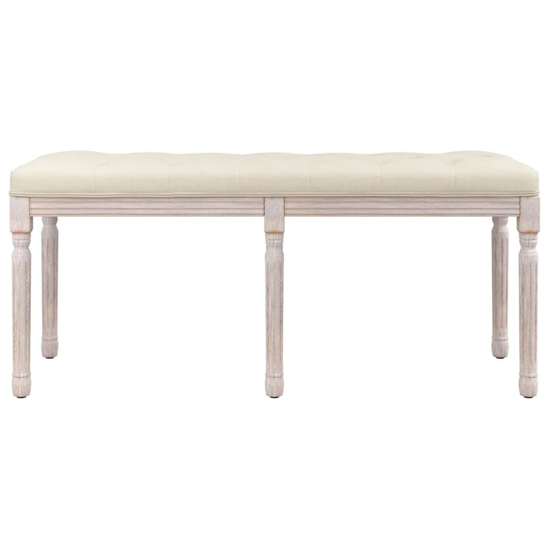 Bench 110x40x49 cm Linen Payday Deals