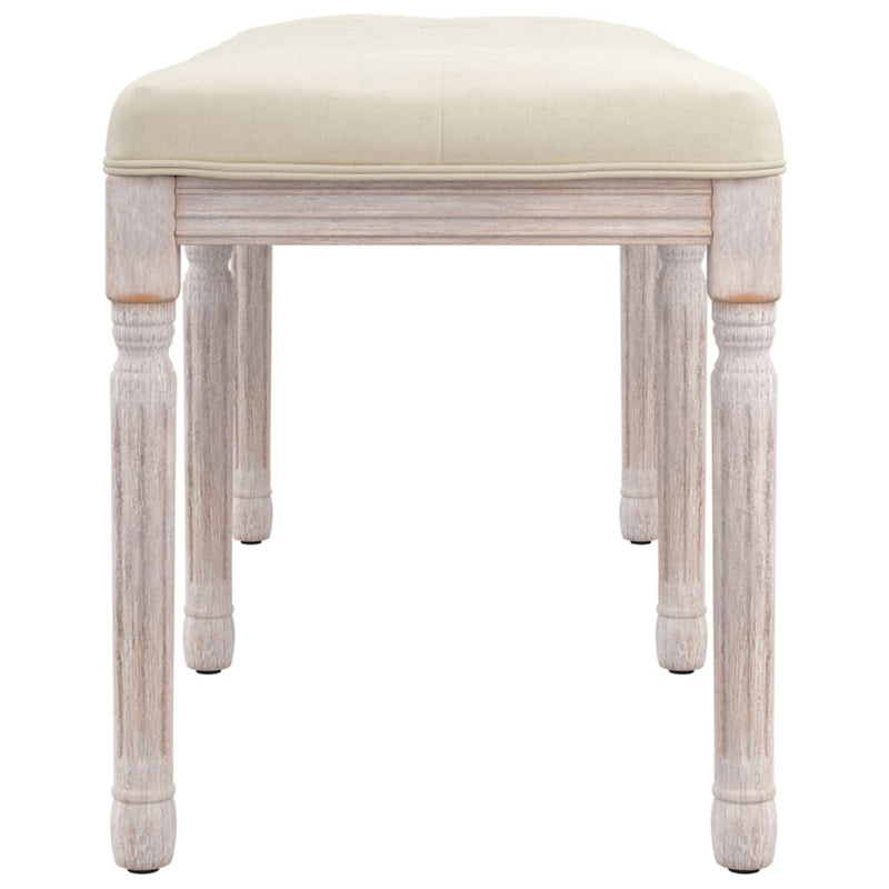 Bench 110x40x49 cm Linen Payday Deals