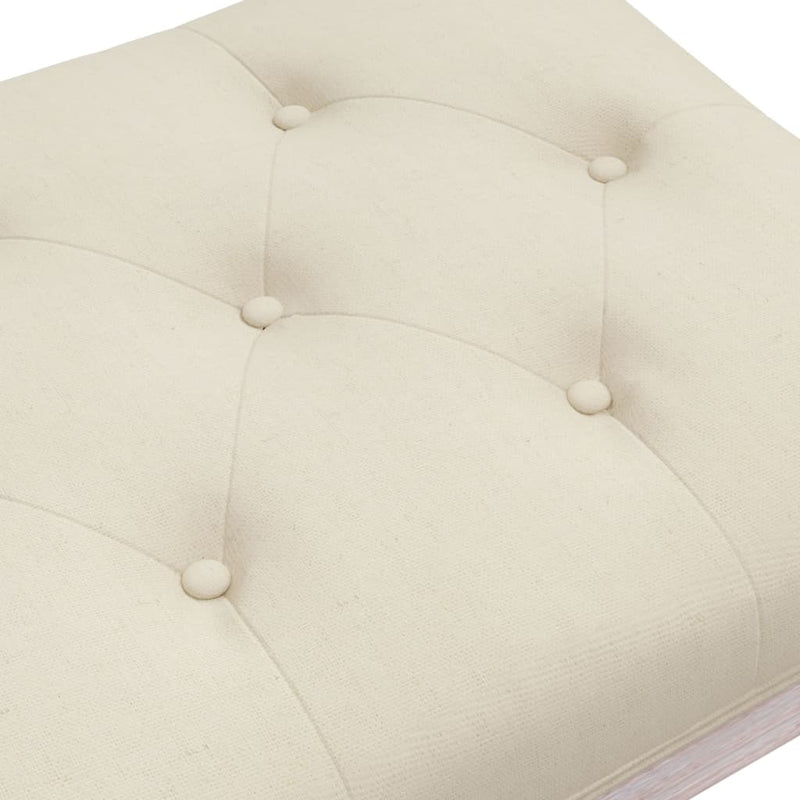 Bench 110x40x49 cm Linen Payday Deals