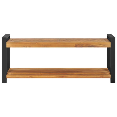 Bench 120 cm Solid Teak Wood Payday Deals