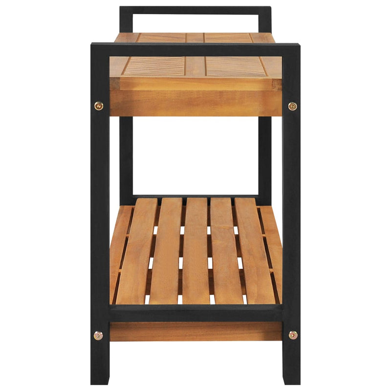 Bench 120 cm Solid Teak Wood Payday Deals