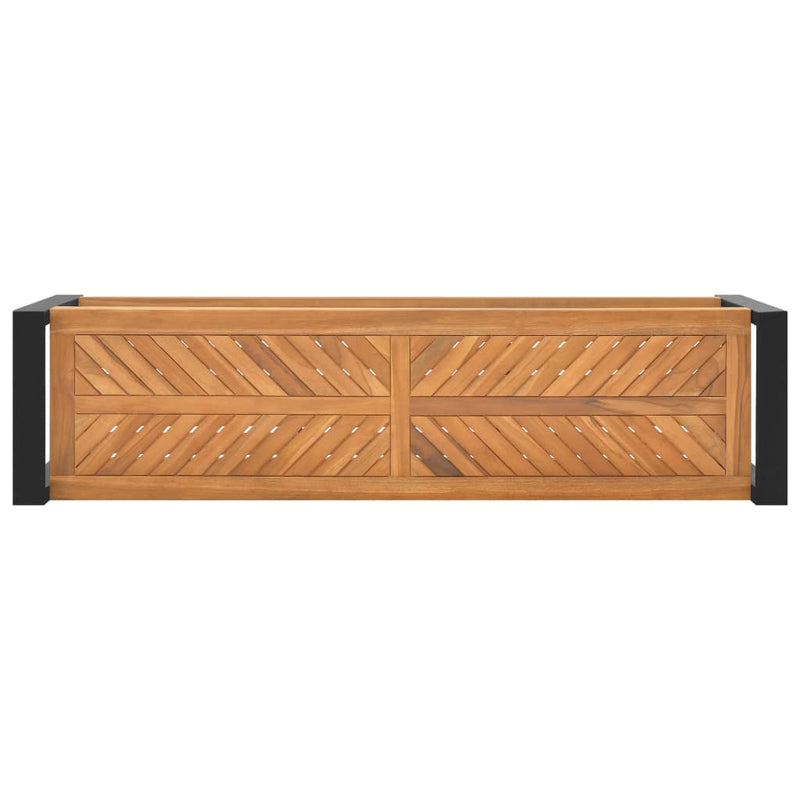 Bench 120 cm Solid Teak Wood Payday Deals