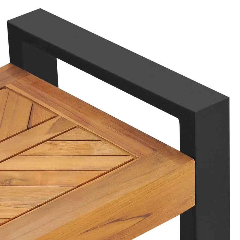Bench 120 cm Solid Teak Wood Payday Deals