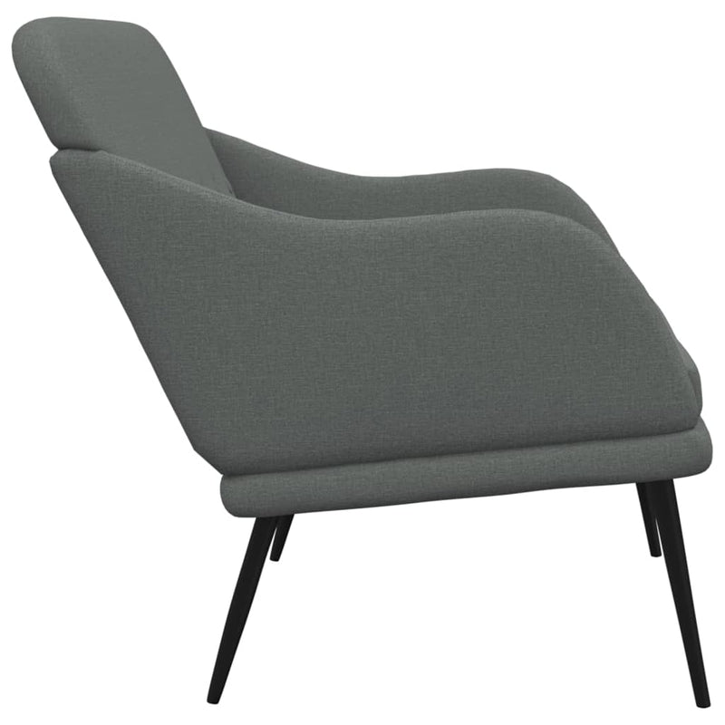 Bench Dark Grey 110x76x80 cm Fabric Payday Deals