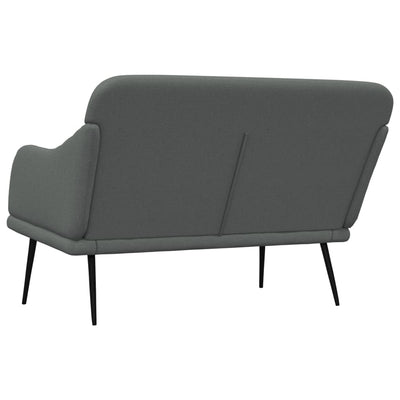 Bench Dark Grey 110x76x80 cm Fabric Payday Deals
