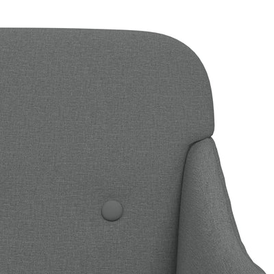 Bench Dark Grey 110x76x80 cm Fabric Payday Deals