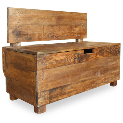 Bench Solid Reclaimed Wood 86x40x60 cm Payday Deals