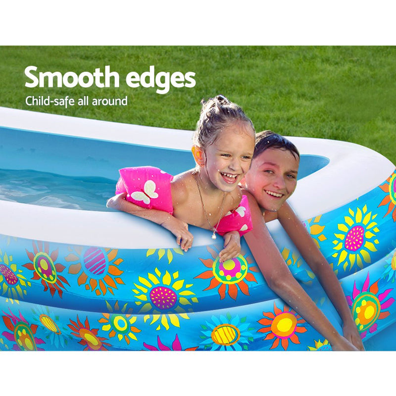 Bestway Inflatable Kids Play Pool Swimming Pool Rectangular Family Pools Payday Deals