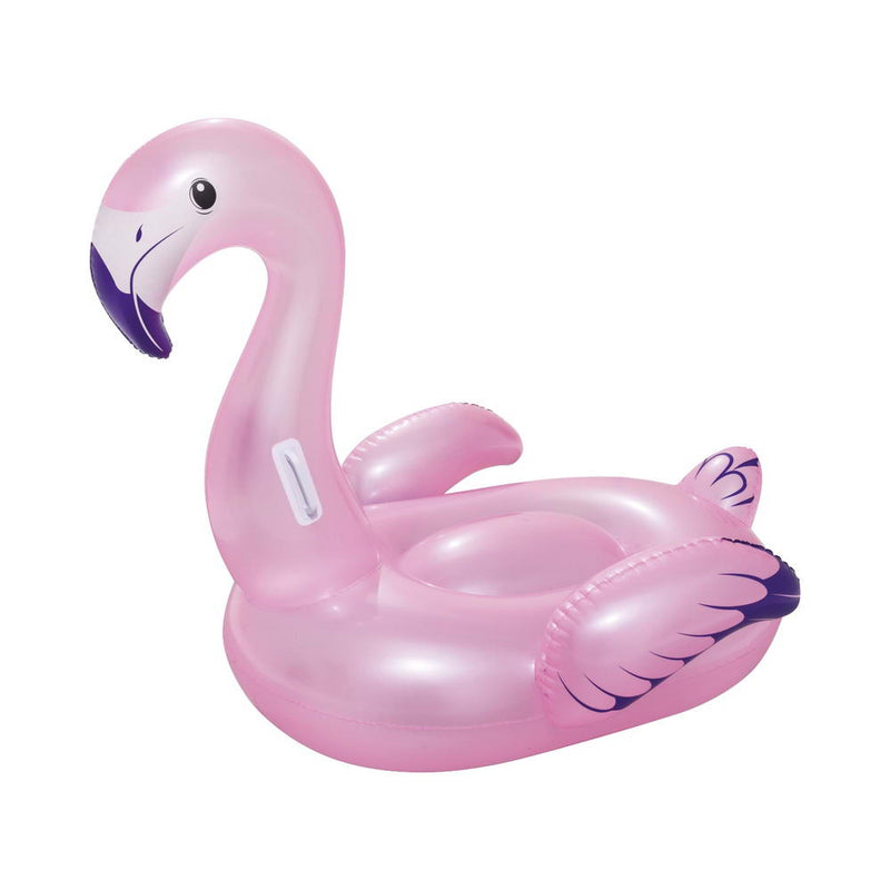 Bestway Kids Flamingo Rider Ride On Float Floating Seat Pool Lounger 1.27Mx1.27M Payday Deals