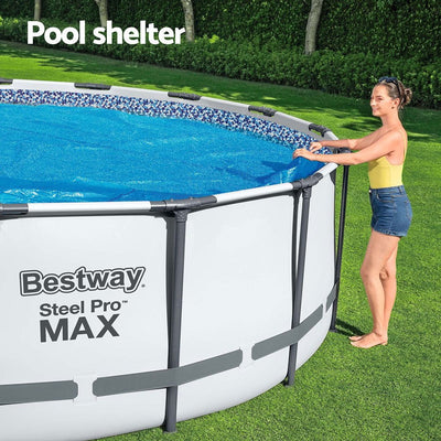 Bestway Pool Cover Solar Fits 4.17m Round Above Ground Swimming Pool Blanket Payday Deals