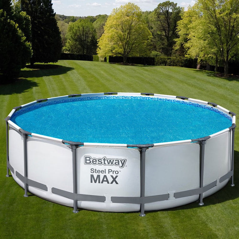 Bestway Pool Cover Solar Fits 4.17m Round Above Ground Swimming Pool Blanket Payday Deals