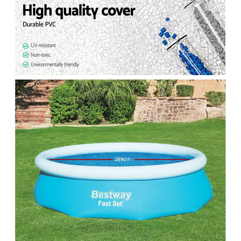 Bestway Solar Pool Cover Blanket for Swimming Pool 10ft 305cm Round Pool 58241 Payday Deals