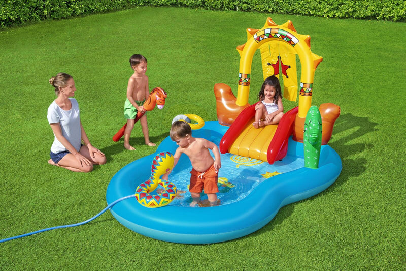 Bestway Wild West Kids Play Inflatable Above Ground Swimming Pool Payday Deals