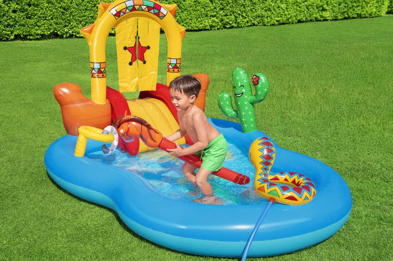 Bestway Wild West Kids Play Inflatable Above Ground Swimming Pool Payday Deals