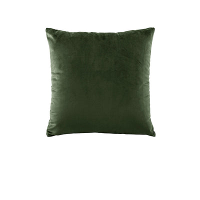 Bianca Vivid Coordinates Square Forest Green Velvet Cushion Payday Deals