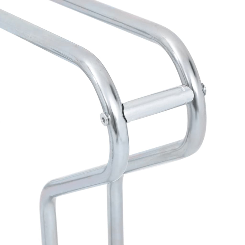 Bicycle Stand for 2 Bikes Floor Freestanding Galvanised Steel Payday Deals