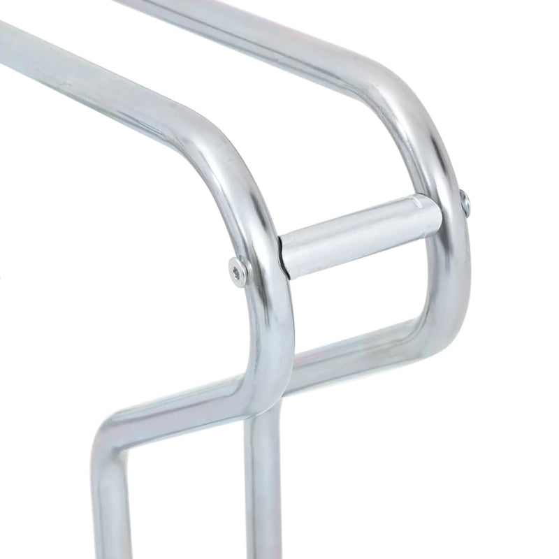 Bicycle Stand for 5 Bikes Floor Freestanding Galvanised Steel Payday Deals