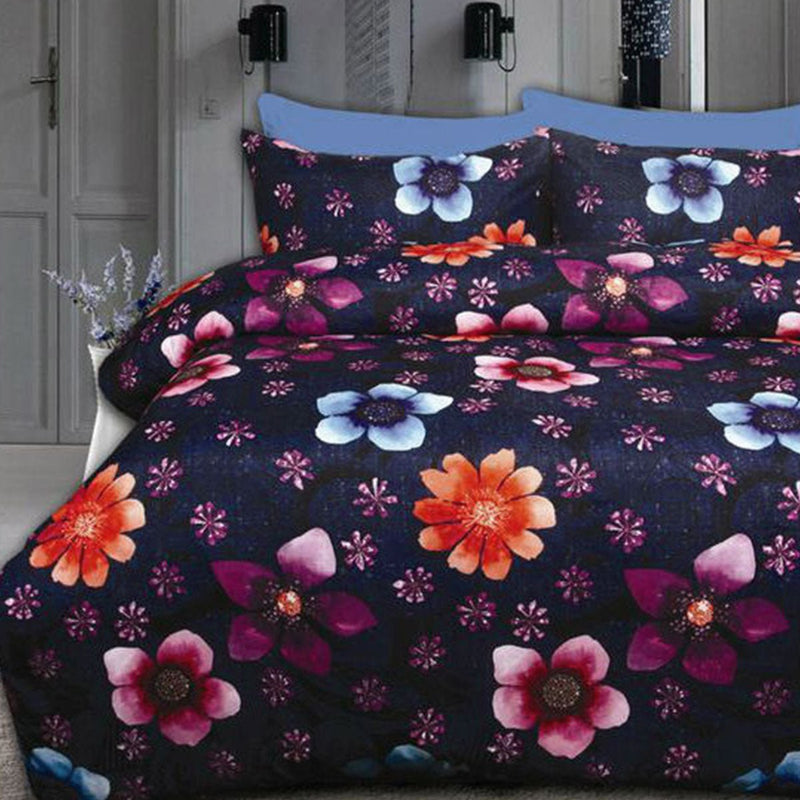Big Sleep Floating Flowers Quilt Cover Set Double Payday Deals