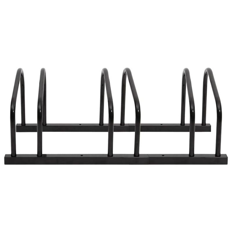 Bike Rack for 3 Bikes Black Steel Payday Deals