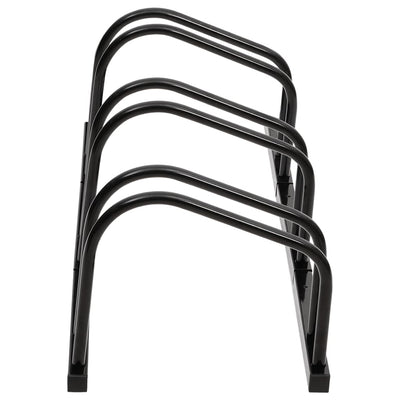 Bike Rack for 3 Bikes Black Steel Payday Deals