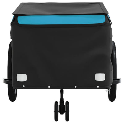 Bike Trailer Black and Blue 45 kg Iron Payday Deals