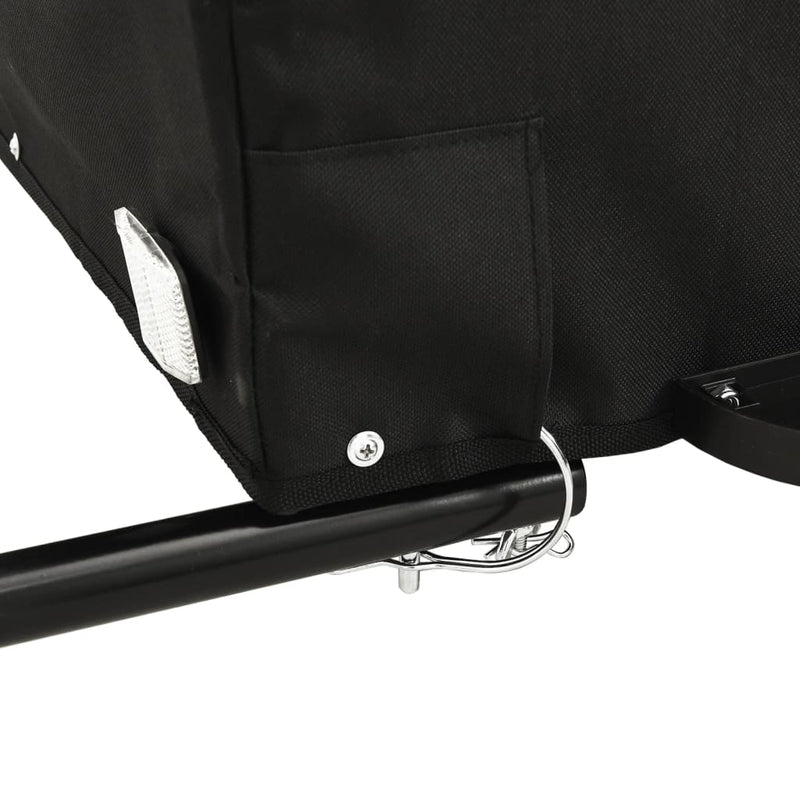Bike Trailer Black and Blue 45 kg Iron Payday Deals