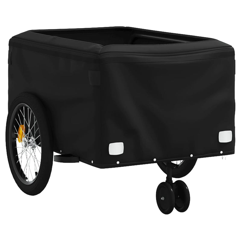 Bike Trailer Black and Grey 45 kg Iron Payday Deals
