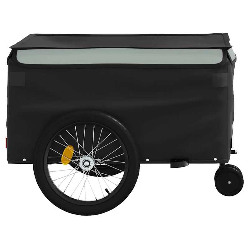 Bike Trailer Black and Grey 45 kg Iron Payday Deals
