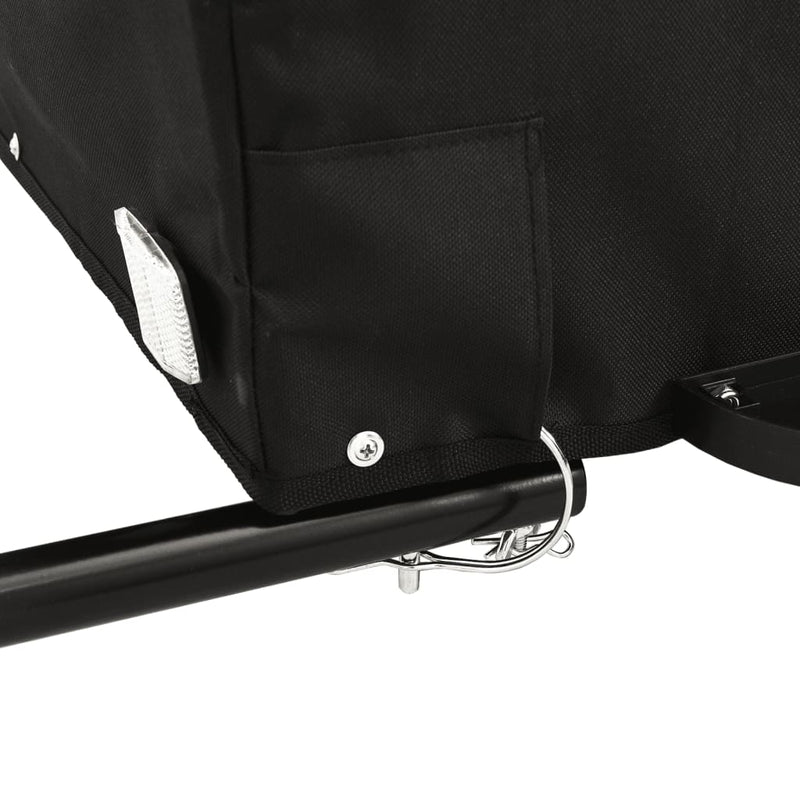 Bike Trailer Black and Grey 45 kg Iron Payday Deals
