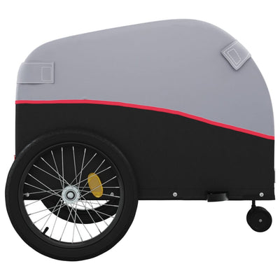 Bike Trailer Black and Red 45 kg Iron Payday Deals