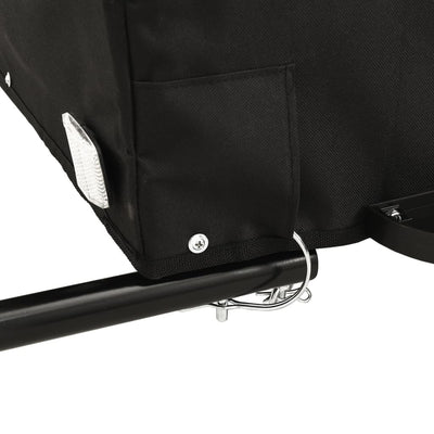 Bike Trailer Black and Yellow 45 kg Iron Payday Deals