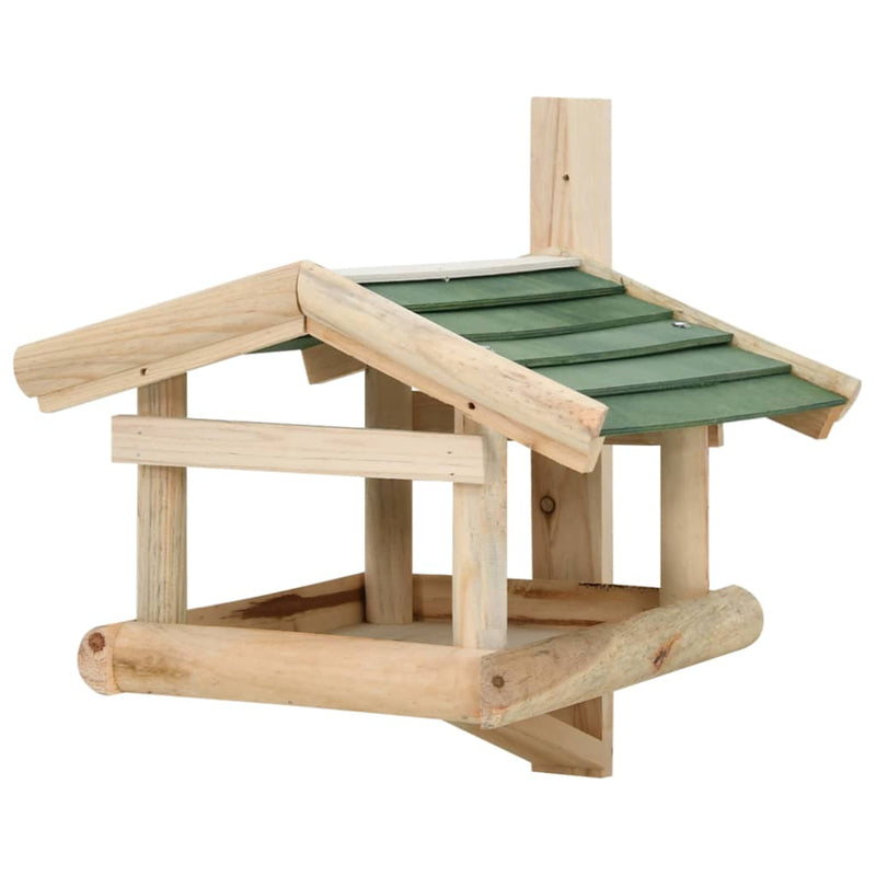 Bird Feeder Solid Wood 35x29.5x21 cm Payday Deals