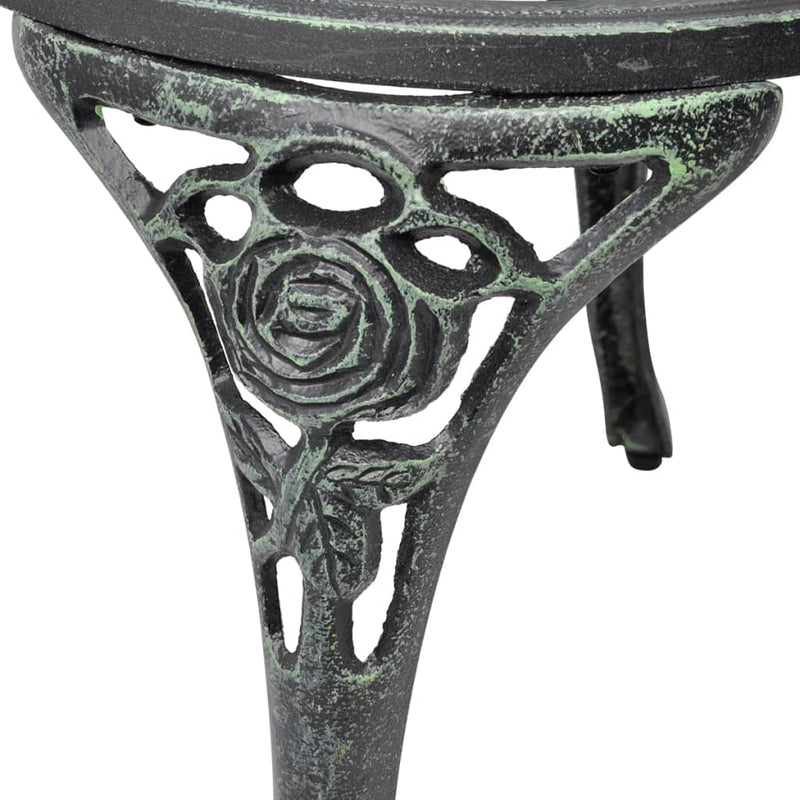Bistro Chairs 2 pcs Cast Aluminium Green Payday Deals