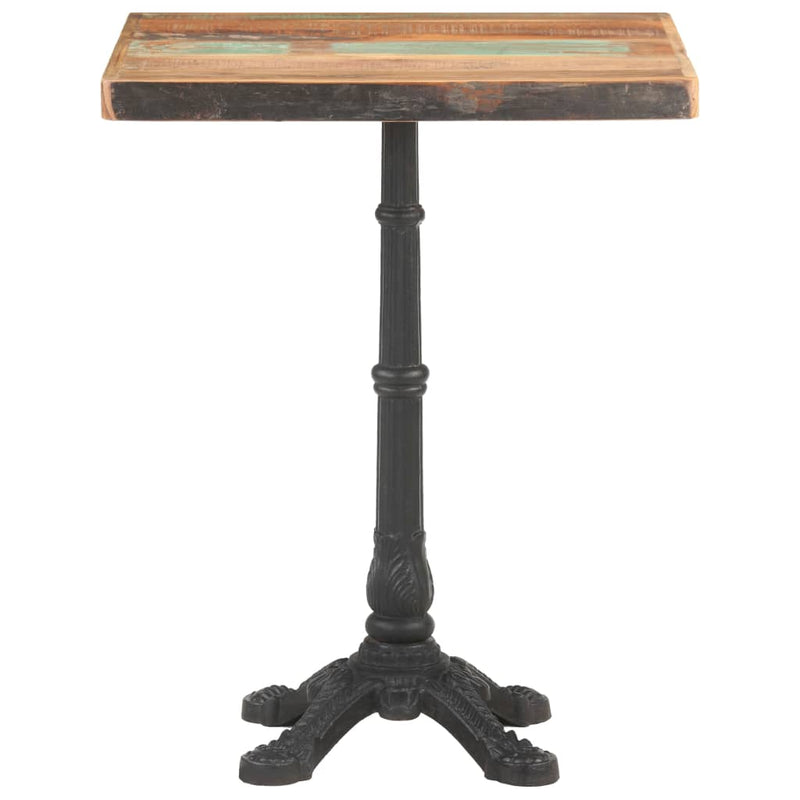 Bistro Table 60x60x76 cm Solid Reclaimed Wood Payday Deals