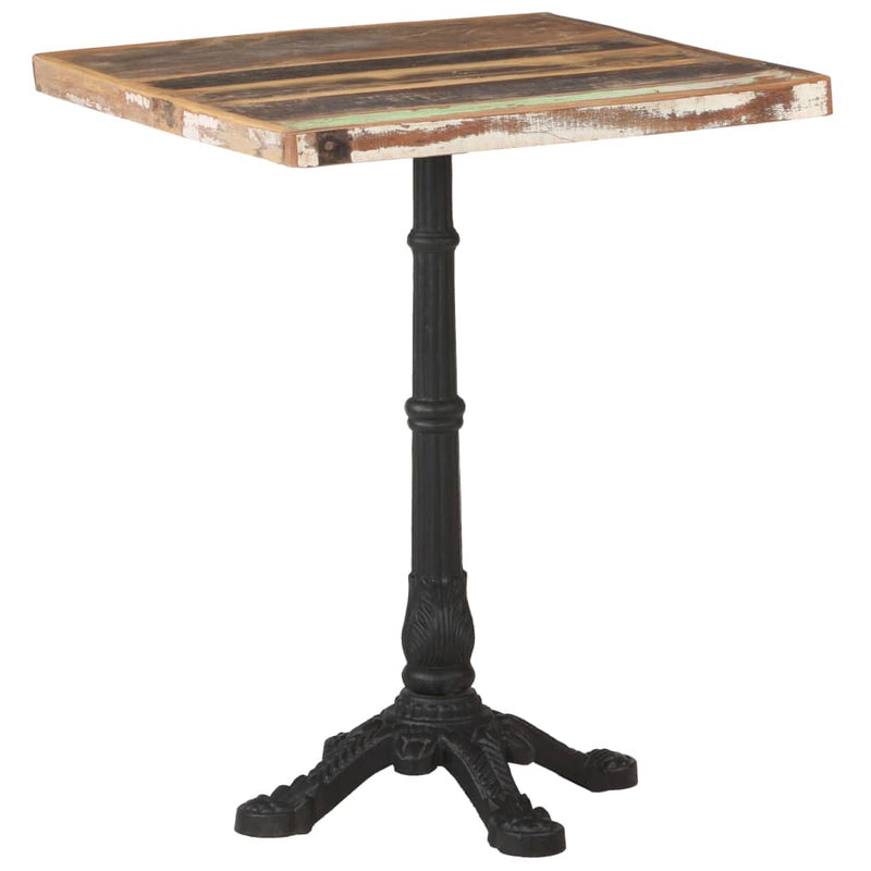 Bistro Table 60x60x76 cm Solid Reclaimed Wood Payday Deals