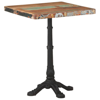 Bistro Table 60x60x76 cm Solid Reclaimed Wood Payday Deals