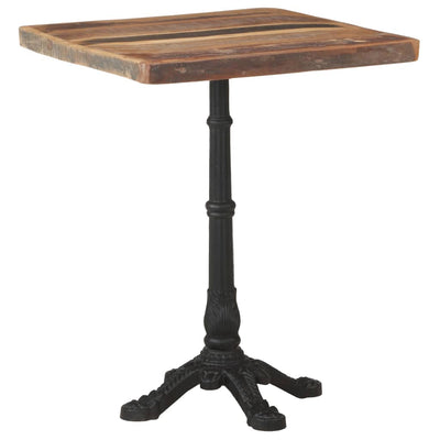 Bistro Table 60x60x76 cm Solid Reclaimed Wood Payday Deals