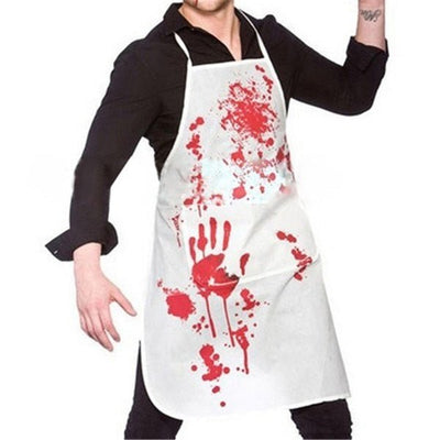 BLOODY APRON Halloween Party Fake Blood Horror Butcher Costume Accessory Payday Deals