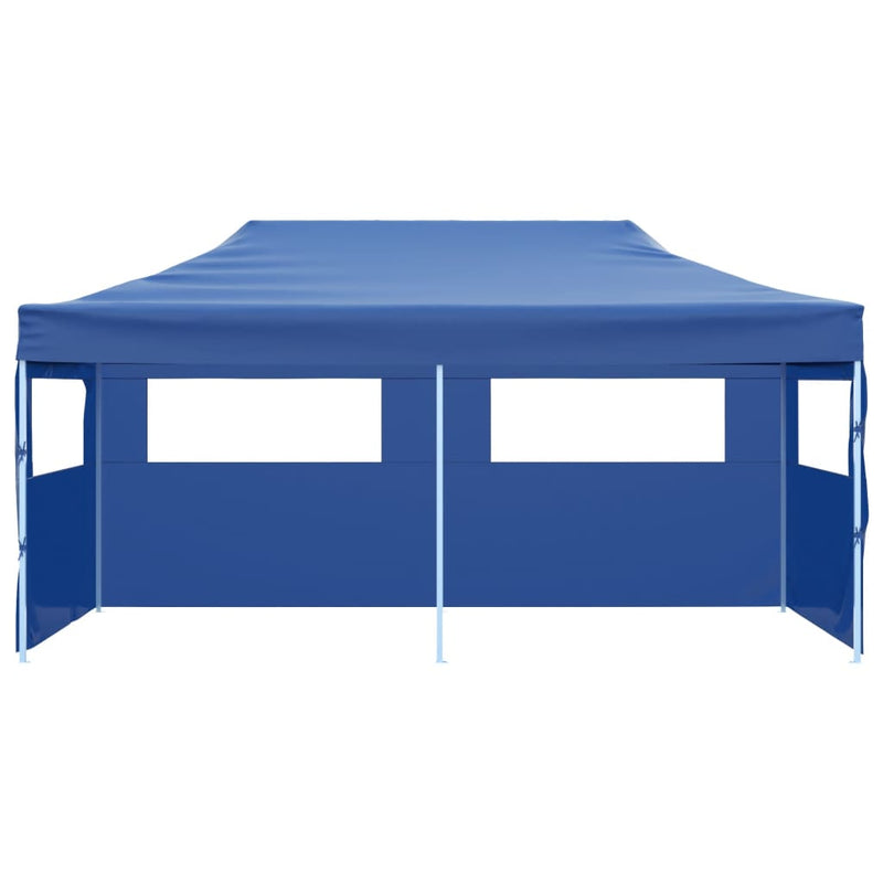 Blue Foldable Pop-up Party Tent 3 x 6 m Payday Deals