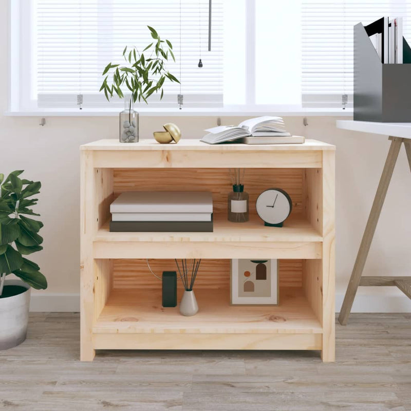 Book Cabinet 80x35x68 cm Solid Wood Pine Payday Deals