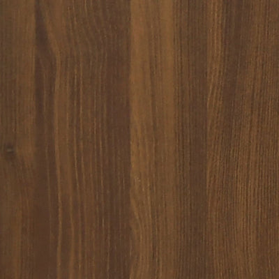 Book Cabinet Brown Oak 60x33x70.5 cm Engineered Wood and Steel Payday Deals