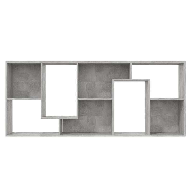 Book Cabinet Concrete Grey 67x24x161 cm Engineered Wood Payday Deals