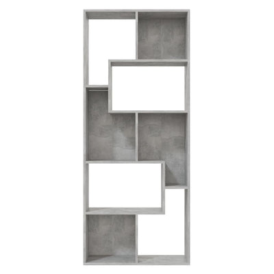 Book Cabinet Concrete Grey 67x24x161 cm Engineered Wood Payday Deals