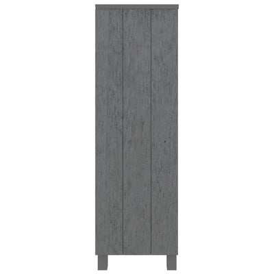 Book Cabinet Dark Grey 85x35x112 cm Solid Wood Pine Payday Deals