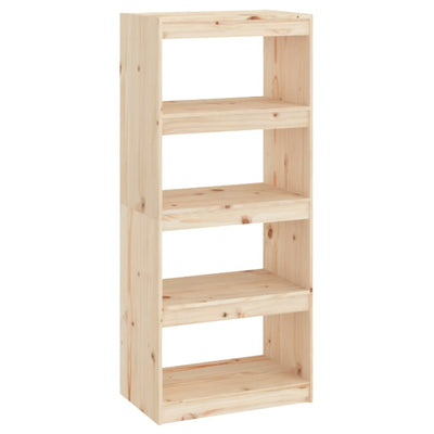 Book Cabinet/Room Divider 60x30x135.5 cm Solid Wood Pine Payday Deals