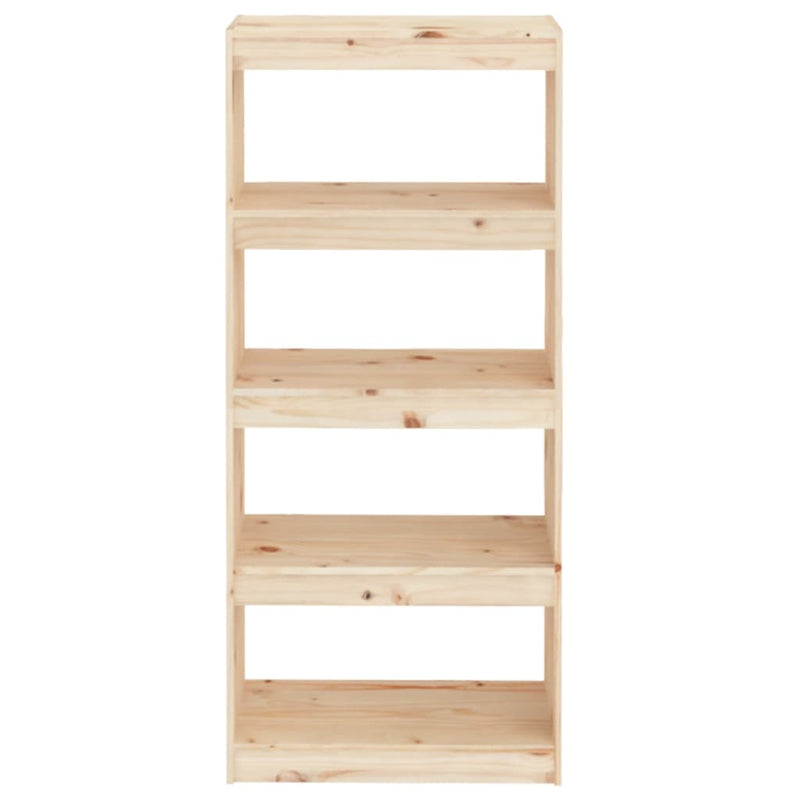 Book Cabinet/Room Divider 60x30x135.5 cm Solid Wood Pine Payday Deals