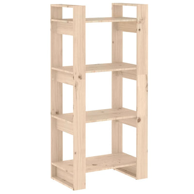 Book Cabinet/Room Divider 60x35x125 cm Solid Wood Payday Deals