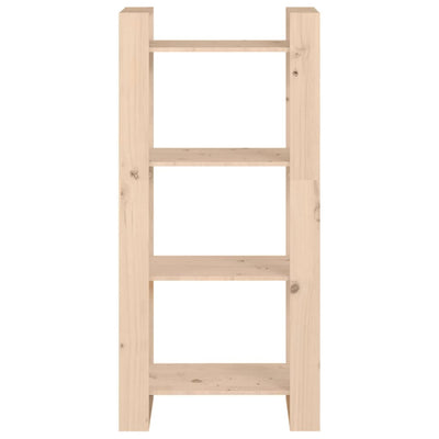 Book Cabinet/Room Divider 60x35x125 cm Solid Wood Payday Deals