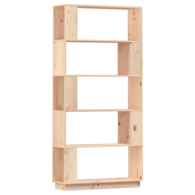 Book Cabinet/Room Divider 80x25x163.5 cm Solid Wood Pine Payday Deals